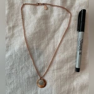 Rose gold necklace